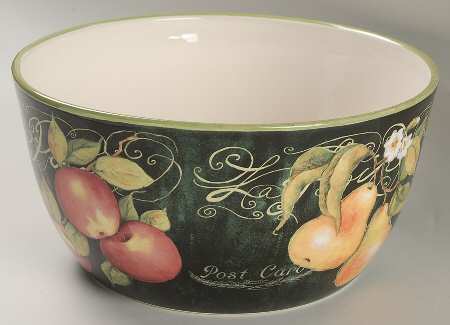 Parisian Fruit 11" Large Salad Serving Bowl