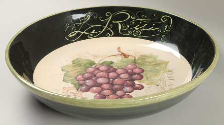 Parisian Fruit 13" Pasta Serving Bowl