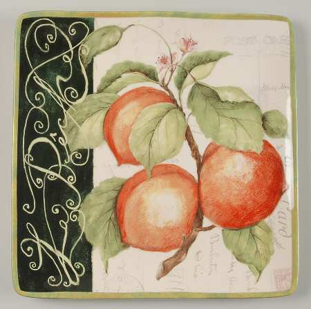 Parisian Fruit Dinner Plate
