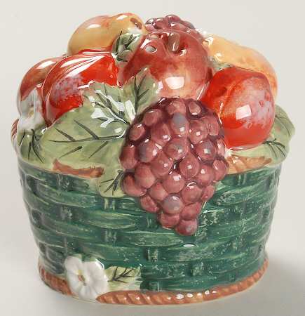 Parisian Fruit Figural Salt Shaker