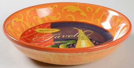 Tuscan Table 9" Individual Pasta Bowl