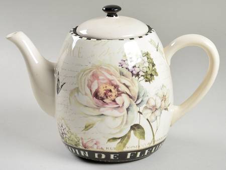 Marche d'Fleur Teapot & Lid