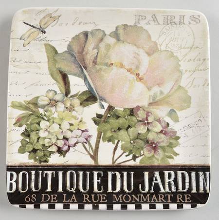 Marche d'Fleur Dessert/Pie Plate