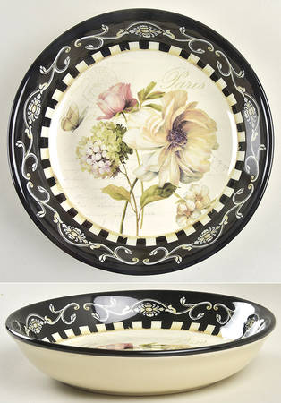 Marche d'Fleur 9" Pasta Serving Bowl