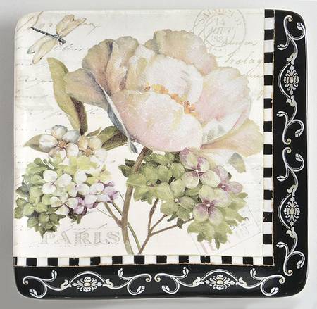 Marche d'Fleur Dessert/Pie Plate