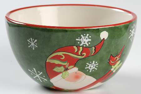Winter Fun Santa Individual Ice Cream Dish