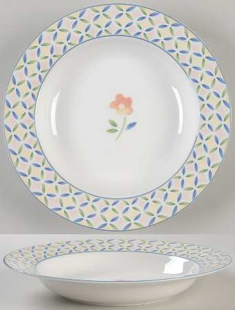 Flower Market Large Rim Soup Bowl