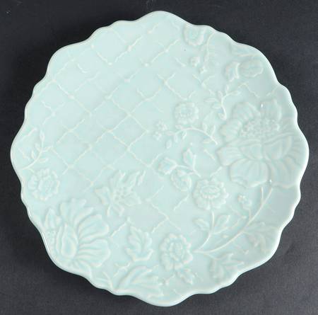 Treillage Blue Salad Plate