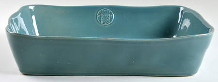 Forum Prussian Blue 14" Rectangular Baker