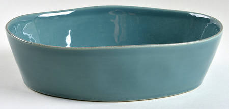 Forum Prussian Blue 10" Oval Baker