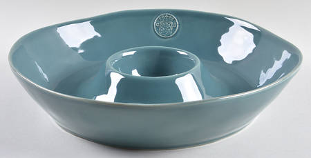 Forum Prussian Blue 1 Piece Chip & Dip