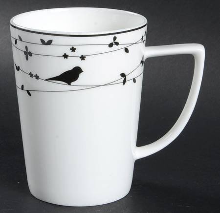 Oiseau Black Mug by Ciroa