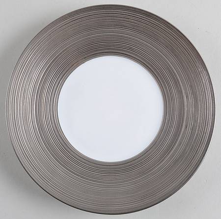 Hemisphere Metallic Grey Bread & Butter Plate