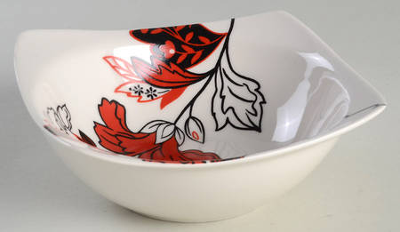 Velvet Bouquet (Square) Coupe Soup Bowl