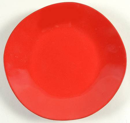 Marin Red Salad Plate
