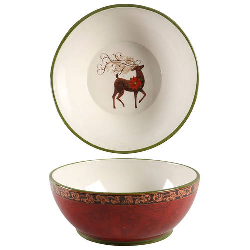 Winter Garden 9" Round Serving Bowl