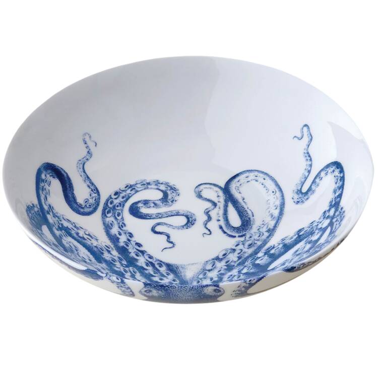 Blue Lucy 11" Round Serving Bowl