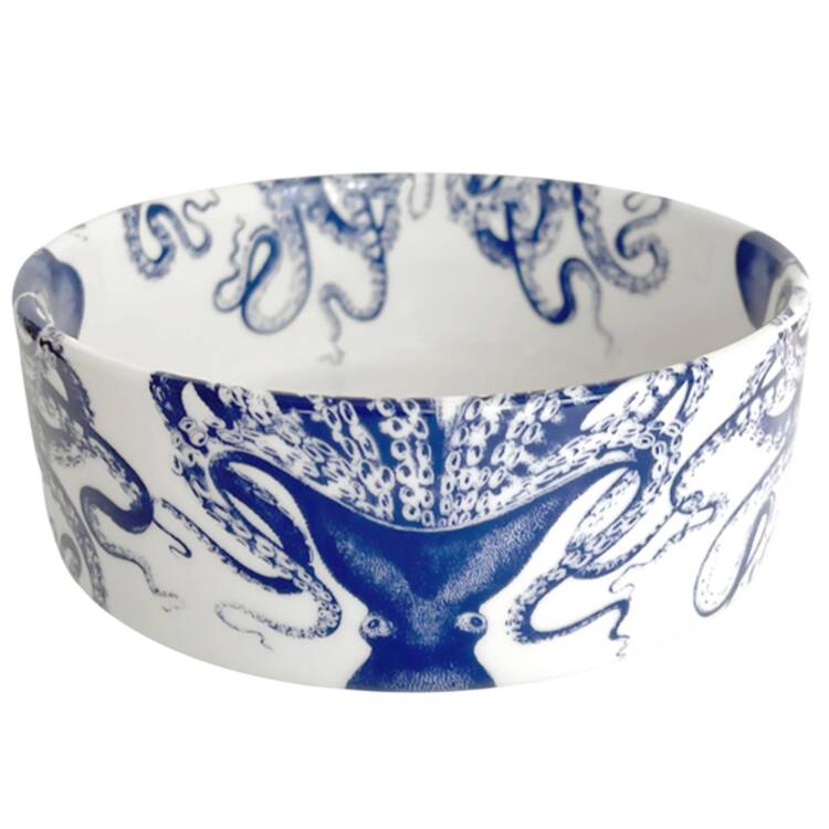 Blue Lucy Medium Pet Bowl