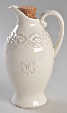Adeline Ivory Oil Jar & Cork Stopper