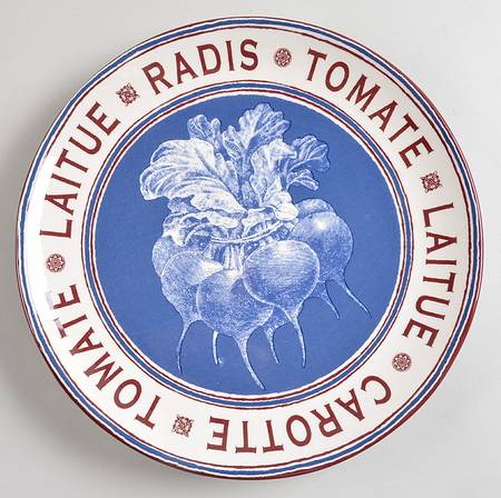 French Market Dinner Plate