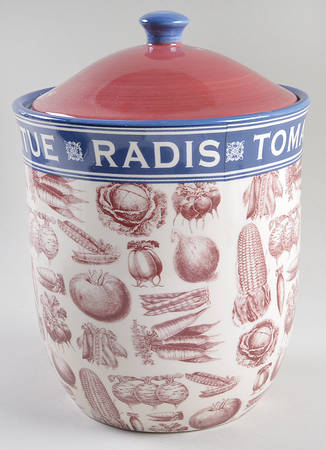 French Market Large Canister & Lid