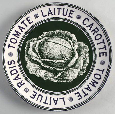 French Market Dinner Plate