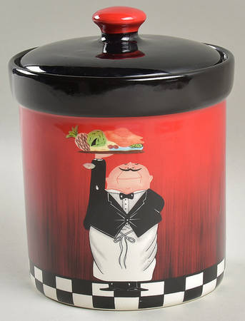 Dinner Is Served (No Words) Medium Canister & Lid