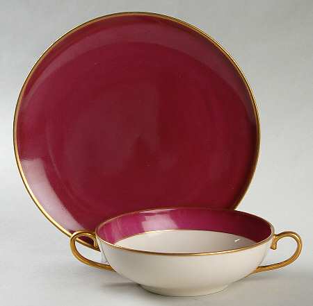 CS18 Flat Cream Soup Bowl & Saucer Set