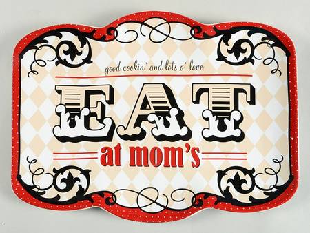 Eat at Mom's 16" Rectangular Serving Platter