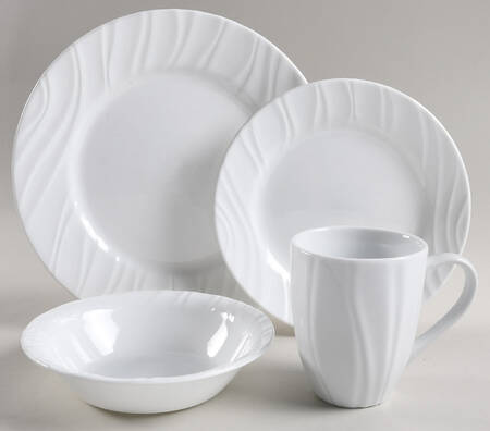 Swept (Corelle) 4 Piece Place Setting