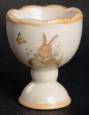 Bunny Basket Single Egg Cup