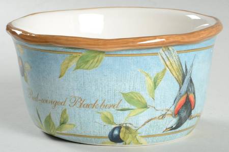Botanical Birds Individual Ice Cream Dish