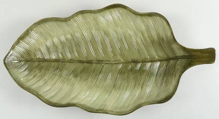 Las Palmas 21" Leaf Shaped Platter