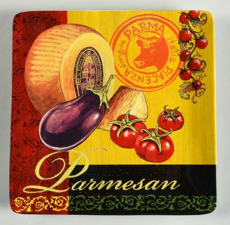 Zesty Foods Square Dinner Plate
