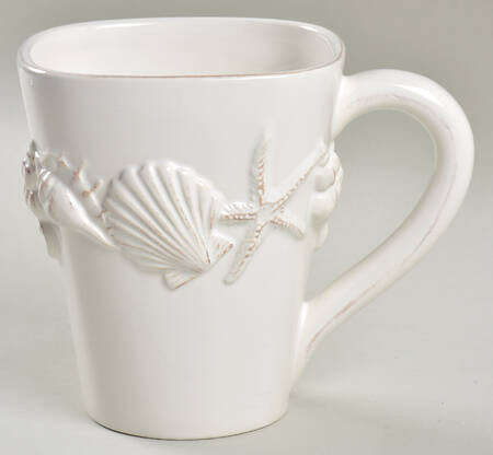Shell Square Mug by Coastal Home