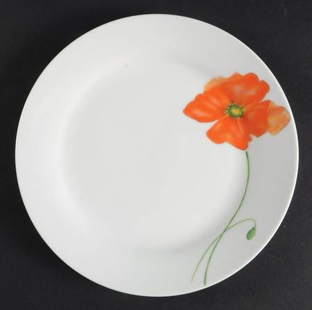 Poppy Salad Plate