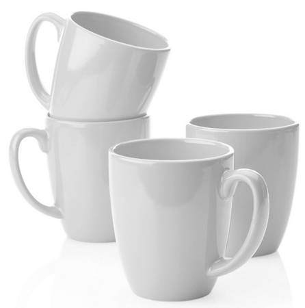 Strokes of Color (Brushed) Bright White Mug