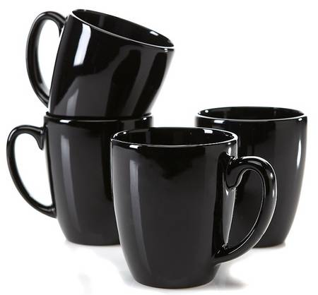 Strokes of Color (Brushed) Rich Black Mug