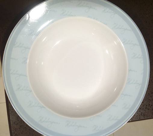 Hyacinch Blue Rim Soup Bowl