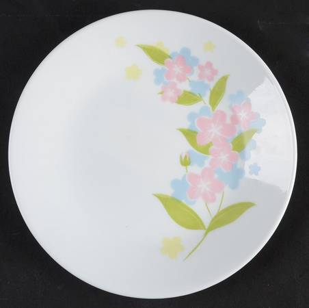 Melody (Pink and Blue Flowers, Corelle) by Corning Corelle