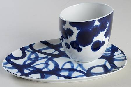 Como Flat Cup & Saucer Set