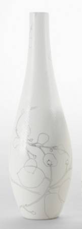 Metallic Flowers Vase