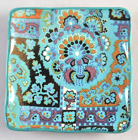 Rose Boheme Square Canape Plate