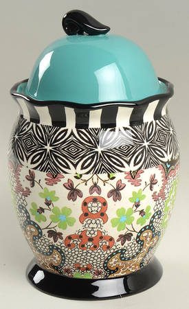 Rose Boheme Medium Canister & Lid