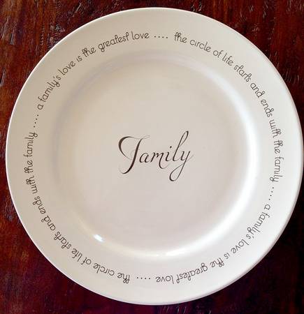 Circles of Love Dinner Plate