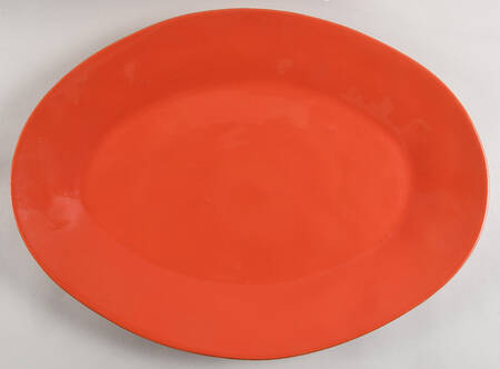 Marin Orange 20" Oval Serving Platter