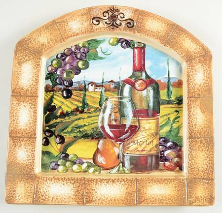 Tuscan View 12" Square Serving Platter