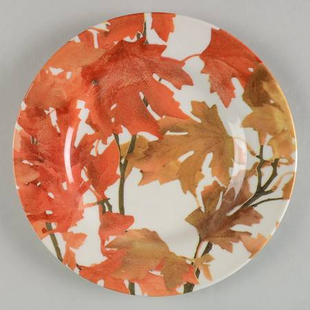 Autumn Leaves Salad Plate