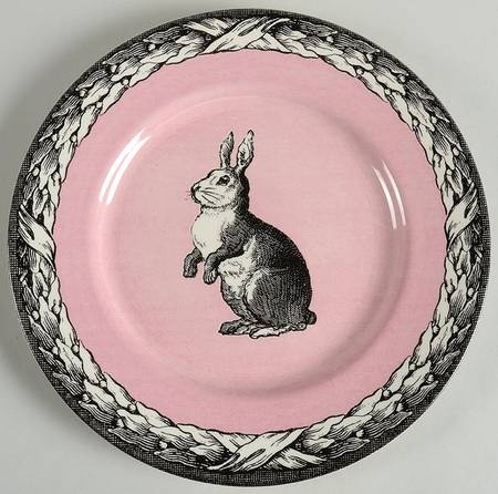 Bunny (Laurel Border) Dinner Plate