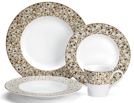 Aleria Brown by Cuisinart Dinnerware